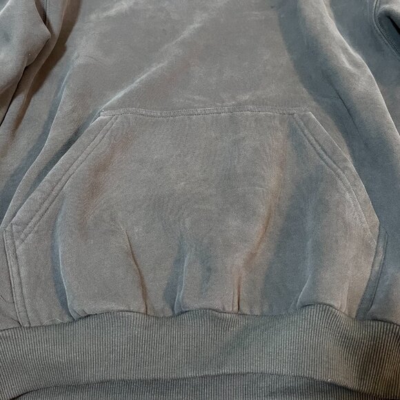 Comfrt Minimalist Hoodie Gray Size Small Oversized Sweatshirt Cozy Loungewear - Picture 7 of 11